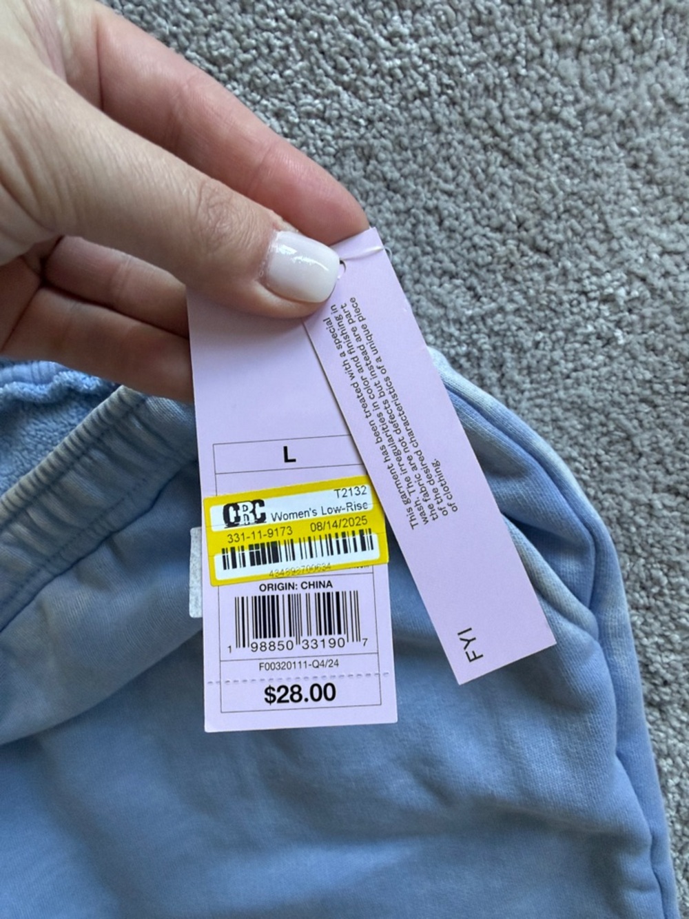 NEW- Wild Fable Women’s Low Rise California Blue Sweatpants - Picture 8 of 11